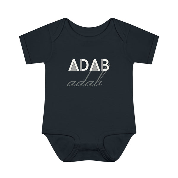 Adab Islamic Baby Bodysuit in Black – AdabStars
