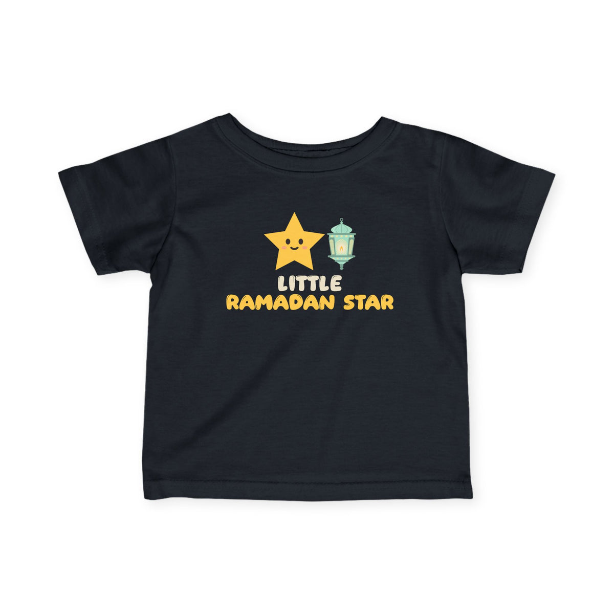 Little Ramadan Star Ramadan Baby T-Shirt in Black – AdabStars