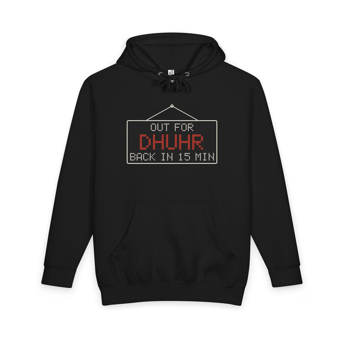 Out for Dhuhr Islamic Heavyweight Premium Heavyweight Hoodie in Black – AdabStars