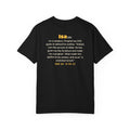 Be Like Isa (AS) Heavyweight Tee | Prophet Isa (Jesus) Gentleness Story, Qur'an 19:30-32 on the Back | AdabStars