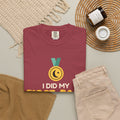I Did My First Fast Ramadan Heavyweight Tee | Ramadan Kids Milestone Medal Proud | AdabStars Islamic Kids Apparel
