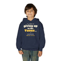 Be Like Yunus (AS) Kids Hoodie | Prophet Yunus (Jonah) Hope Story, Qur'an 21:87-88 on the Back | AdabStars
