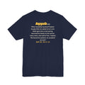 Be Like Ayyub (AS) Shirt | Prophet Ayyub (Job) Patience Story, Qur'an 38:41-44 on the Back | AdabStars