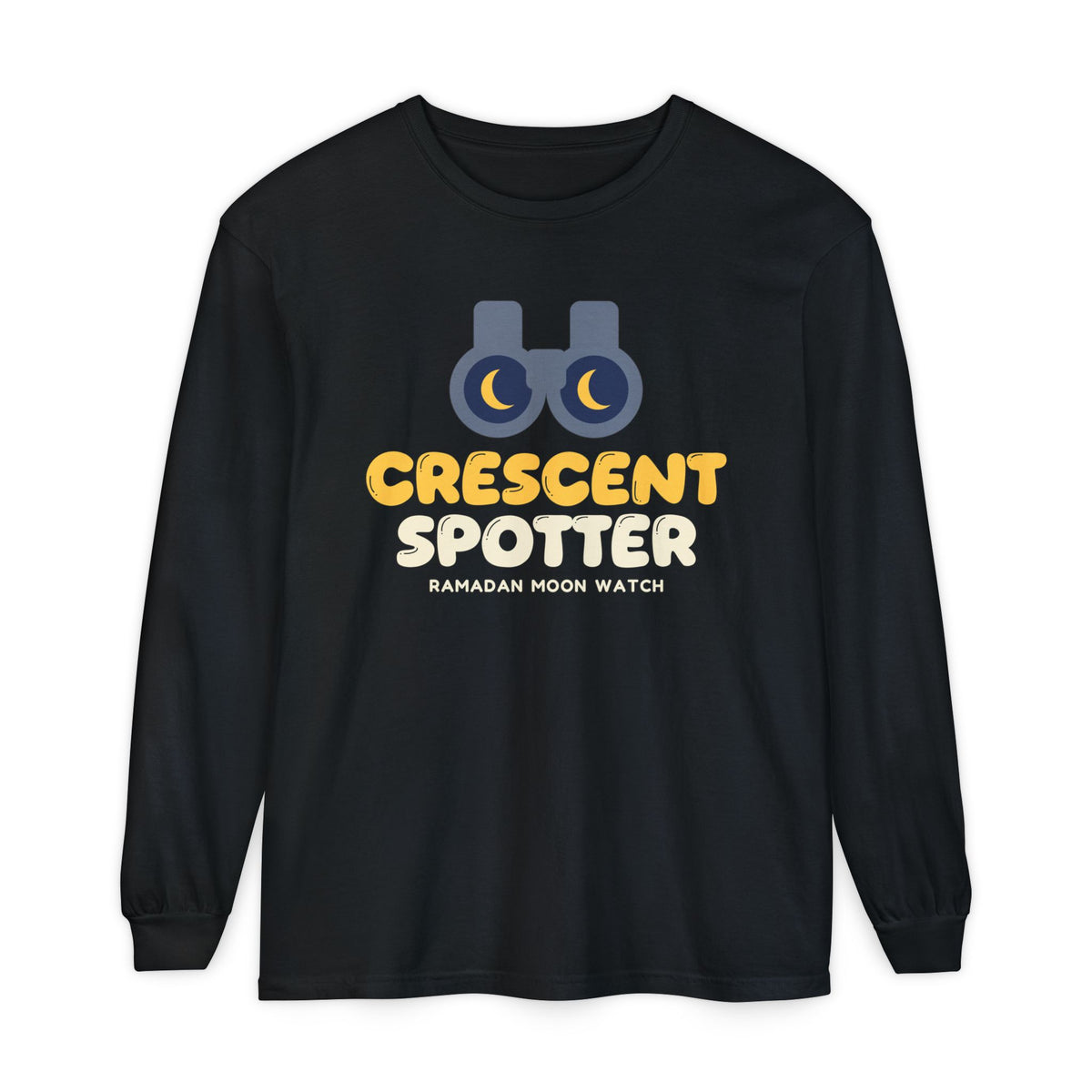 Crescent Spotter Ramadan Long Sleeve Shirt | Ramadan Kids Moon Sighting Binoculars | AdabStars Islamic Kids Apparel