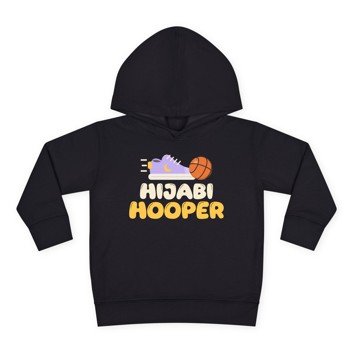 Hijabi Hooper Muslim Toddler Hoodie in Black – AdabStars