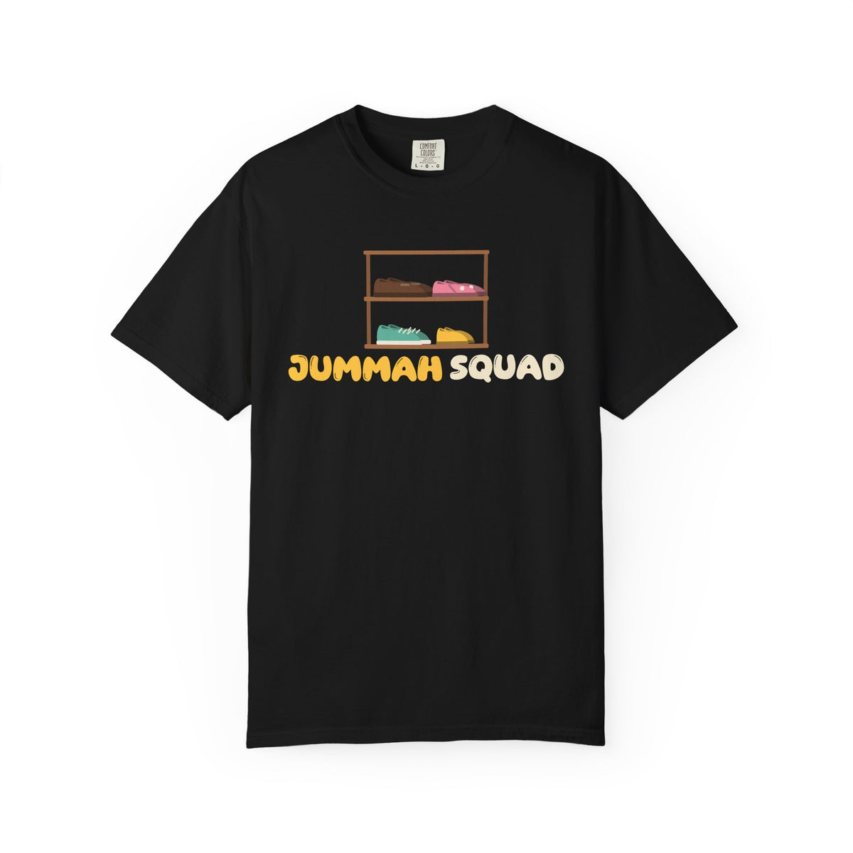Jummah Squad Islamic Heavyweight T-Shirt in Black – AdabStars
