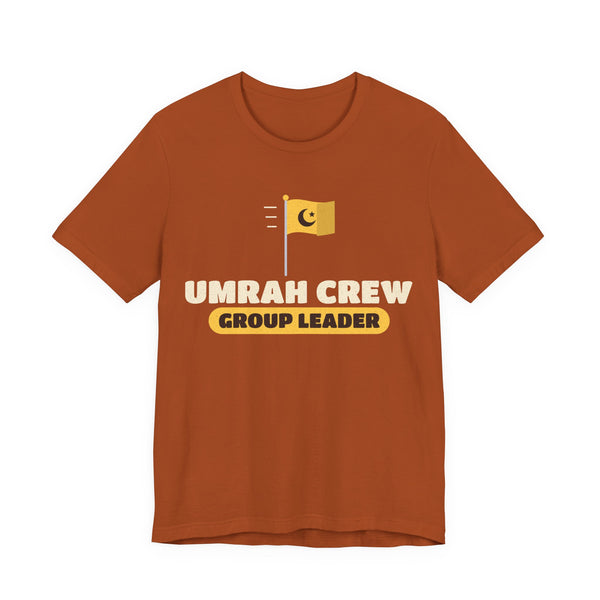 Umrah Crew Group Leader Unisex T-Shirt in Autumn – AdabStars