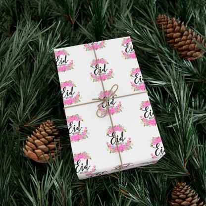 Wrapping Paper - Eid Mubarak Floral Gift Wrap Papers