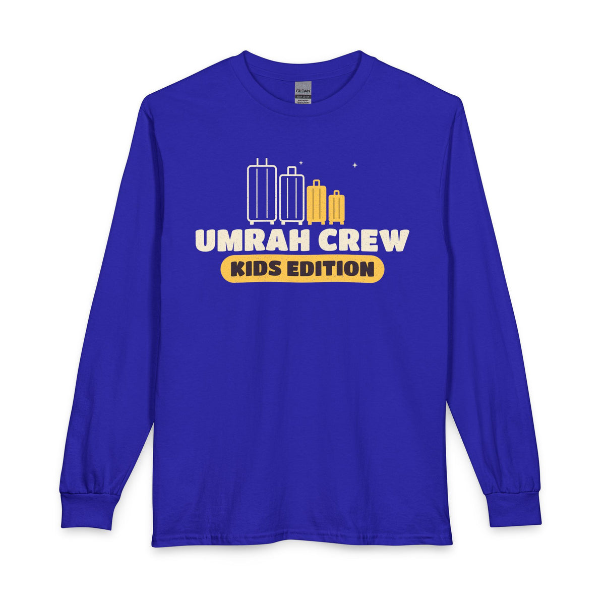 Umrah Crew Kids Edition Long Sleeve Shirt in Royal – AdabStars