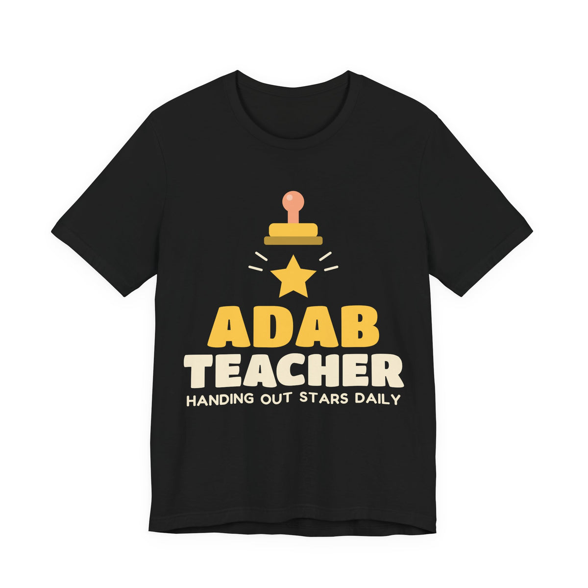 Adab Teacher Islamic Shirt | Islamic School Star Stamp Muslim Educator | AdabStars Islamic Apparel