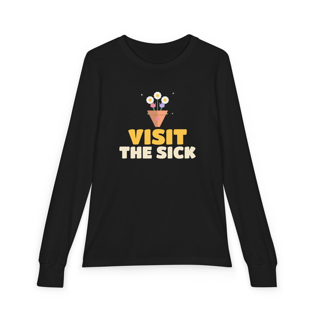 Visit the Sick Islamic Kids Kids Long Sleeve Shirt in Black – AdabStars