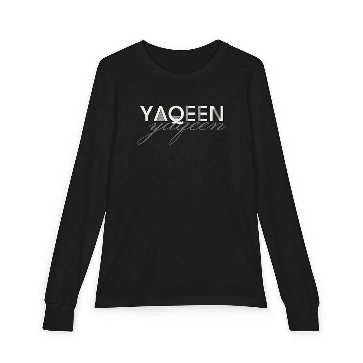 Yaqeen Islamic Kids Kids Long Sleeve Shirt in Black – AdabStars