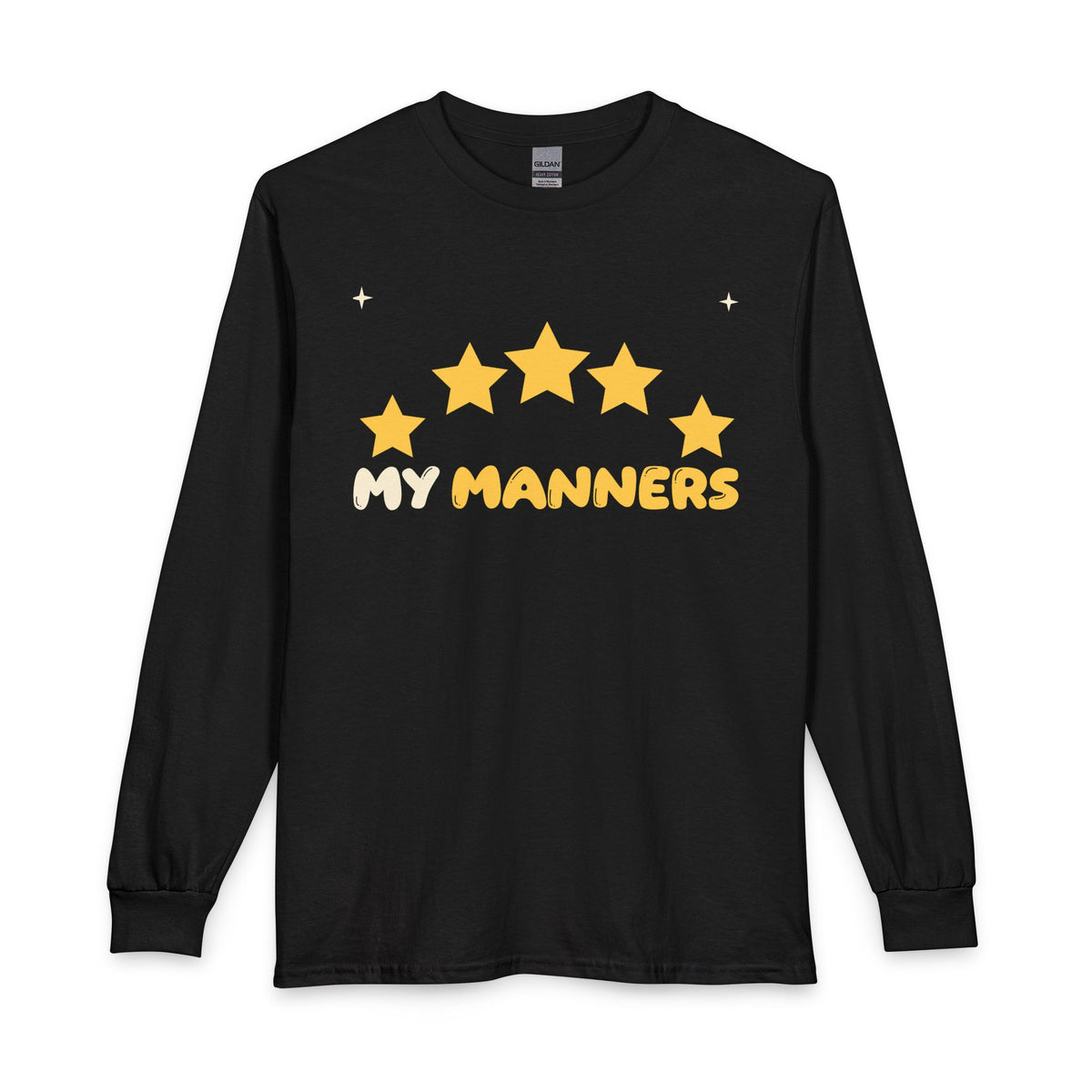 My Manners Rated Islamic Long Sleeve Shirt in Black – AdabStars
