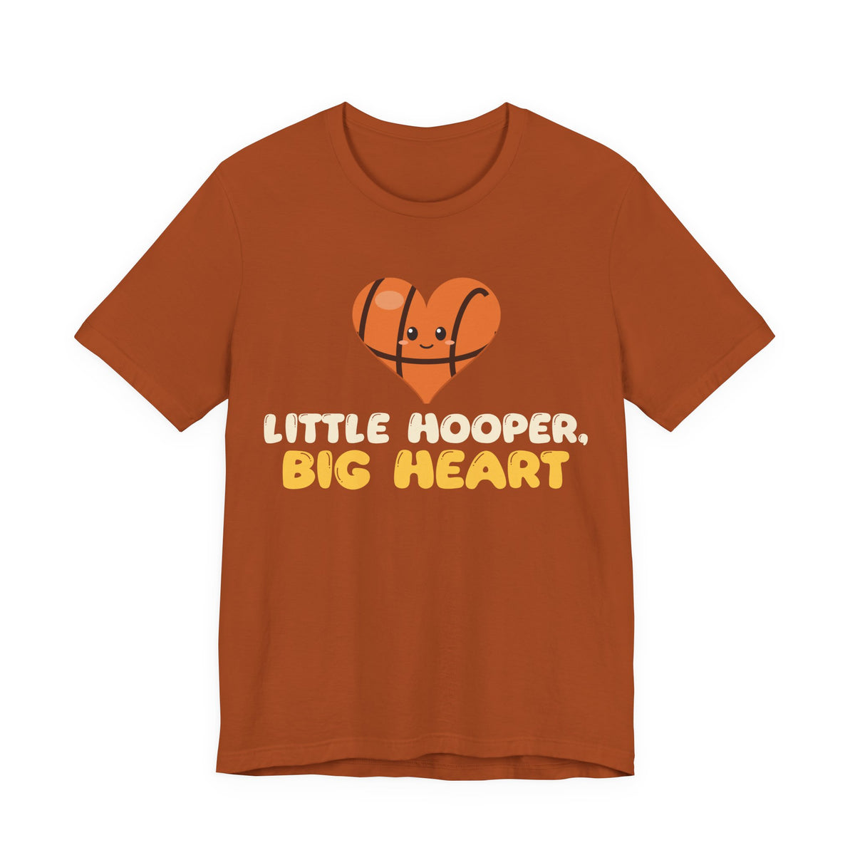 Little Hooper, Big Heart Muslim Shirt | Kids Basketball Little Hooper Big Heart Ball Character | AdabStars Islamic Kids Apparel