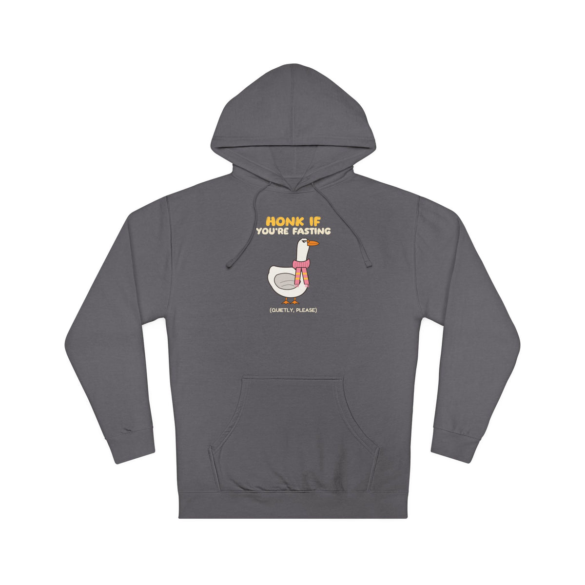 Honk If You're Fasting Hoodie in Charcoal – AdabStars