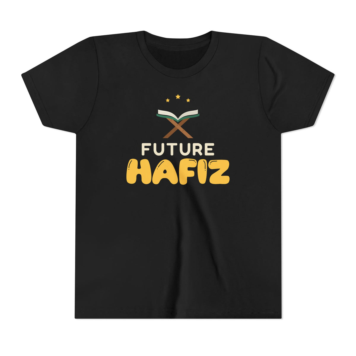 Future Hafiz Islamic Kids Tee | Muslim Boys Quran Memorization Book Stand Stars | AdabStars Islamic Kids Apparel