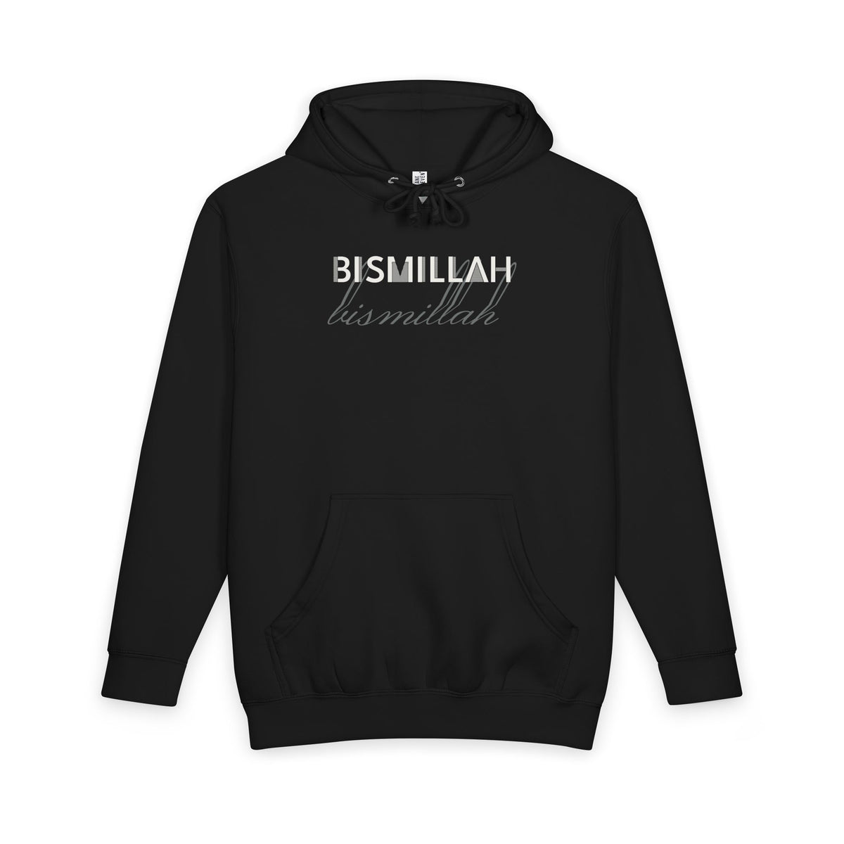 Bismillah Premium Heavyweight Hoodie in Black – AdabStars