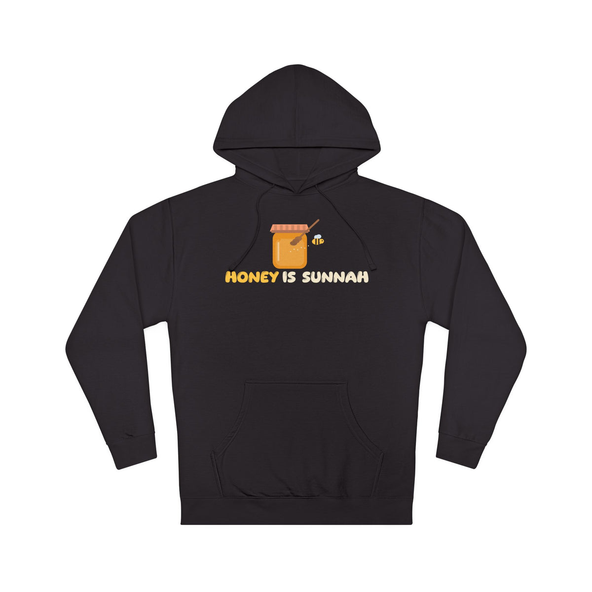 Honey Is Sunnah Islamic Hoodie in Black – AdabStars