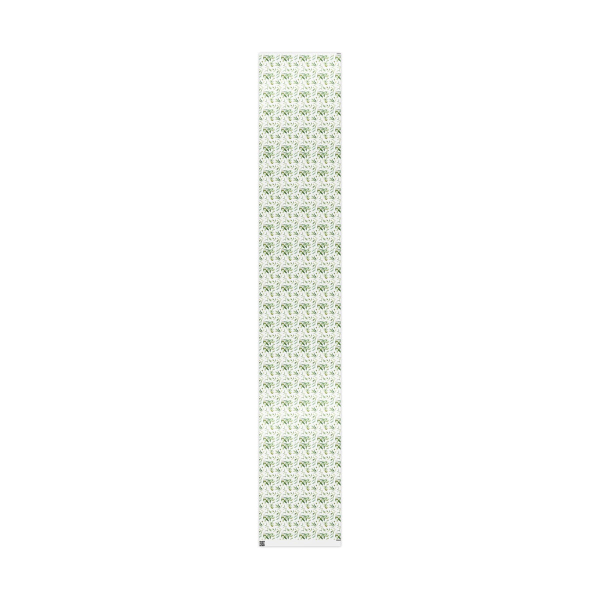 Olive Branch Gift Wrap – flat 30 in x 180 in sheet, view 1 – Taqwa Arts