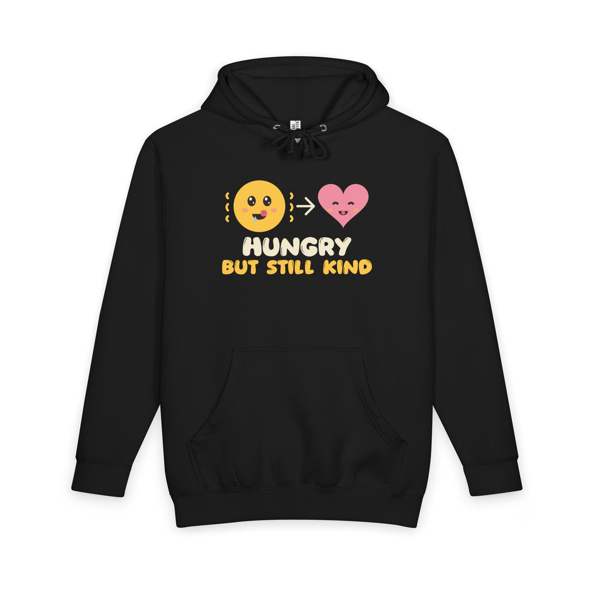 Hungry But Still Kind Ramadan Heavyweight Premium Heavyweight Hoodie in Black – AdabStars