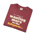 Be Like Sulayman (AS) Heavyweight Tee | Prophet Sulayman (Solomon) Gratitude Story, Qur'an 27:18-19 on the Back | AdabStars