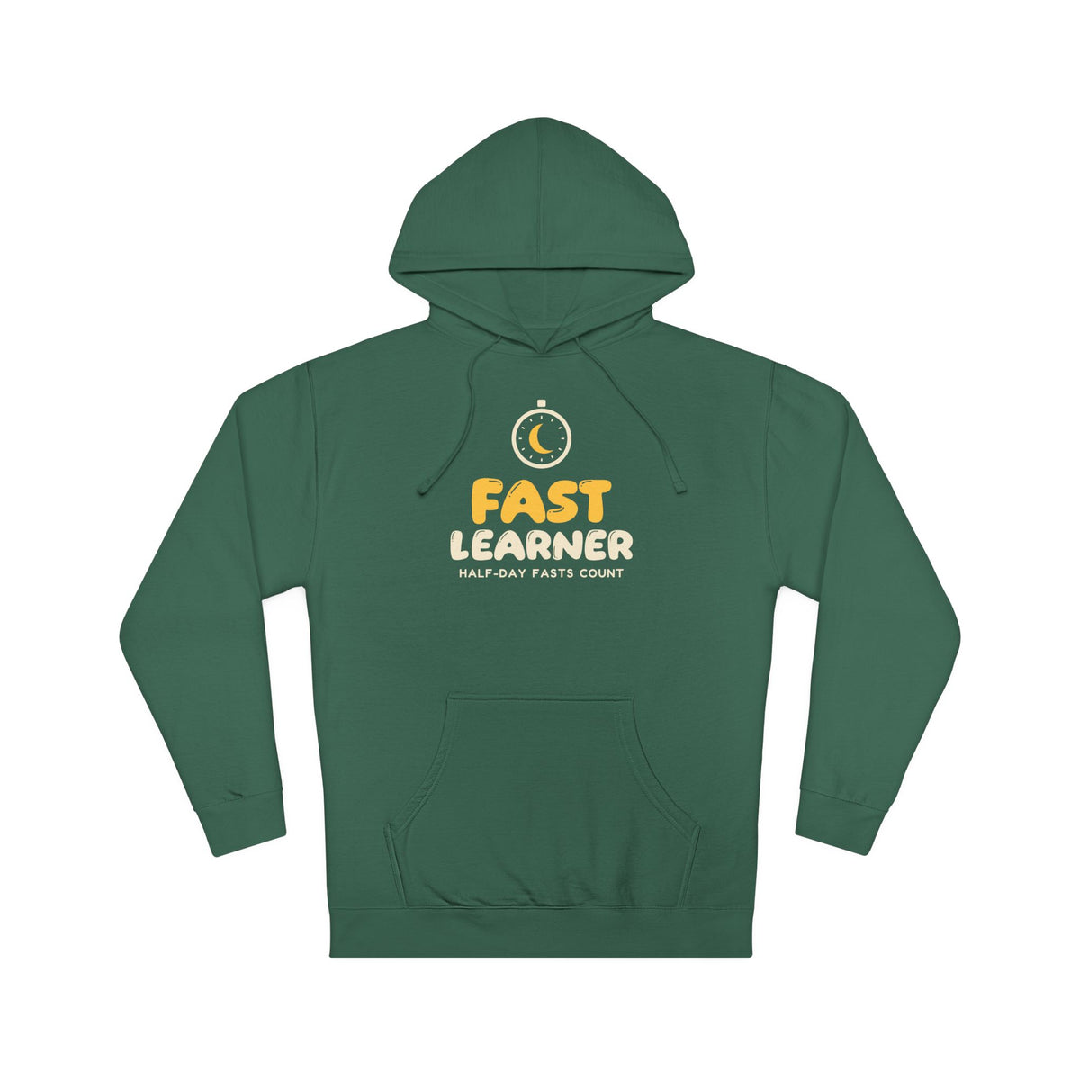 Fast Learner Ramadan Hoodie | Ramadan Kids First Fasting Pun Stopwatch | AdabStars Islamic Kids Apparel