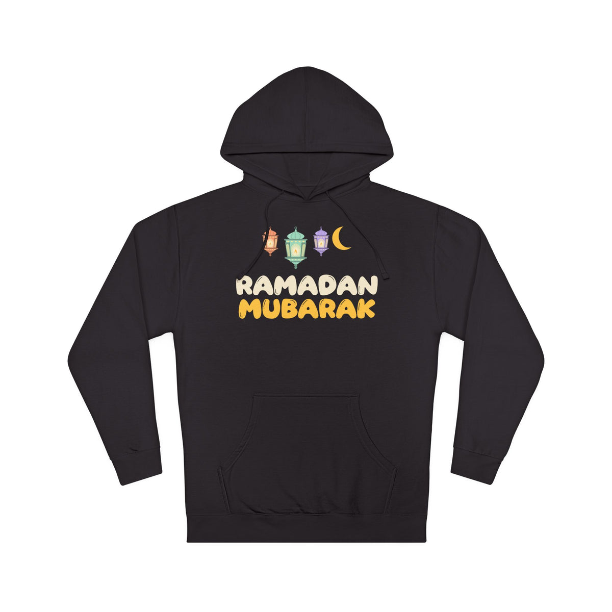 Ramadan Mubarak Lanterns Hoodie | Kids Lanterns Crescent Family Matching | AdabStars Islamic Apparel