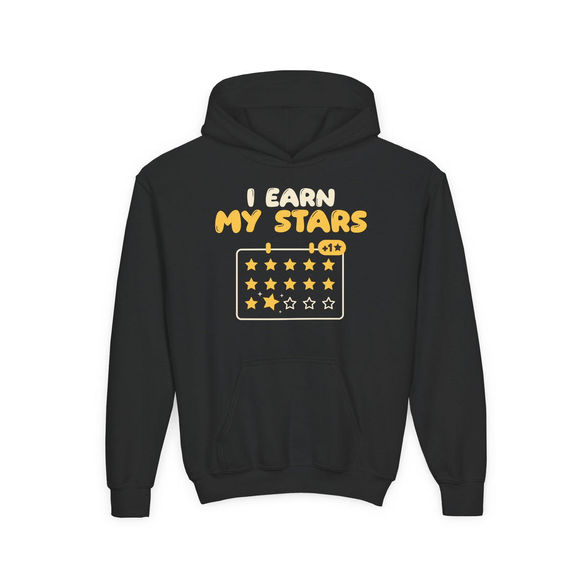 I Earn My Stars Ramadan Kids Hoodie | Adab Kids I Earn My Stars Reward Chart Good Manners | AdabStars Islamic Kids Apparel