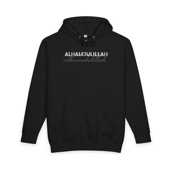 Alhamdulillah Premium Heavyweight Hoodie in Black – AdabStars