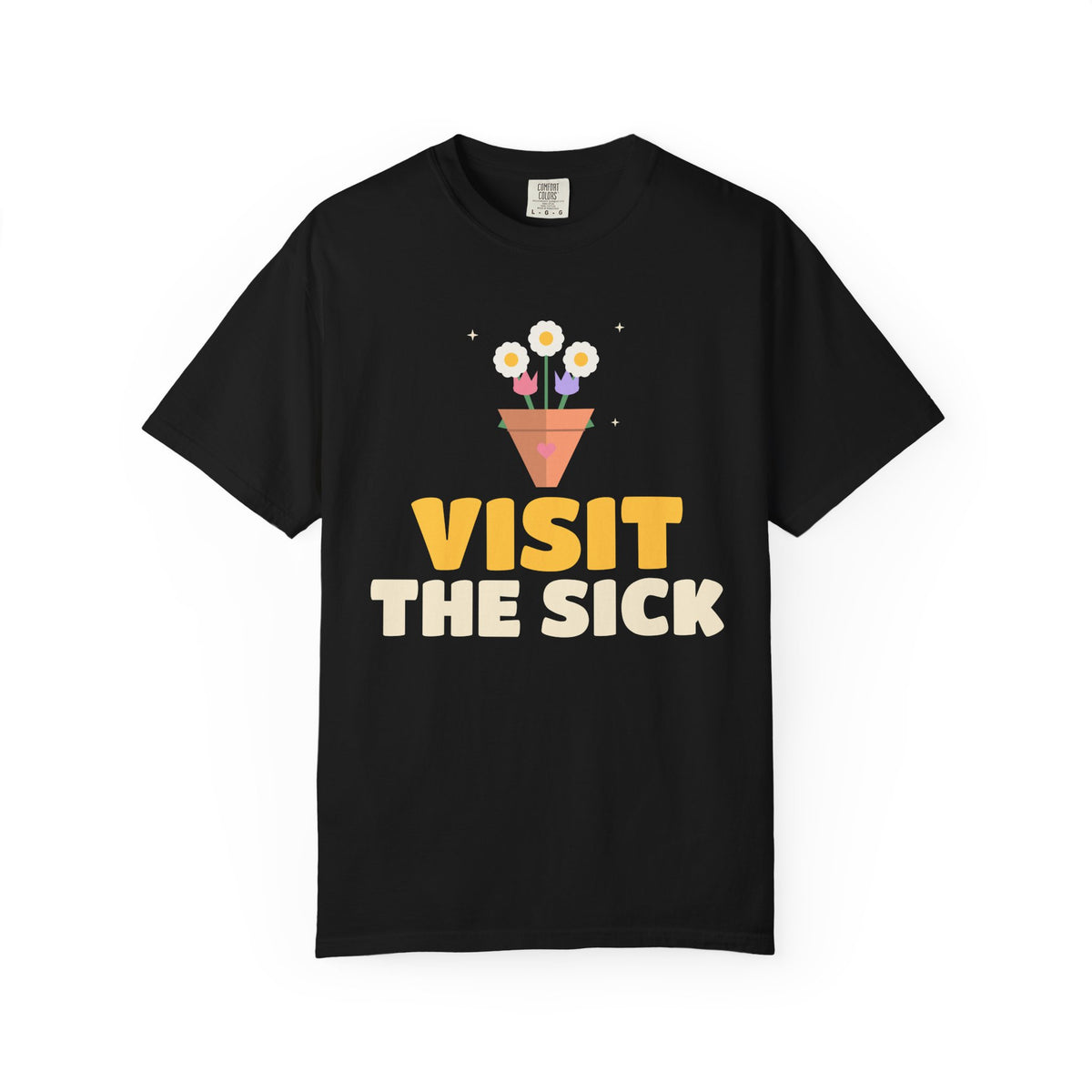 Visit the Sick Islamic Heavyweight T-Shirt in Black – AdabStars