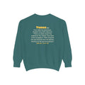 Be Like Yunus (AS) Sweatshirt | Prophet Yunus (Jonah) Hope Story, Qur'an 21:87-88 on the Back | AdabStars