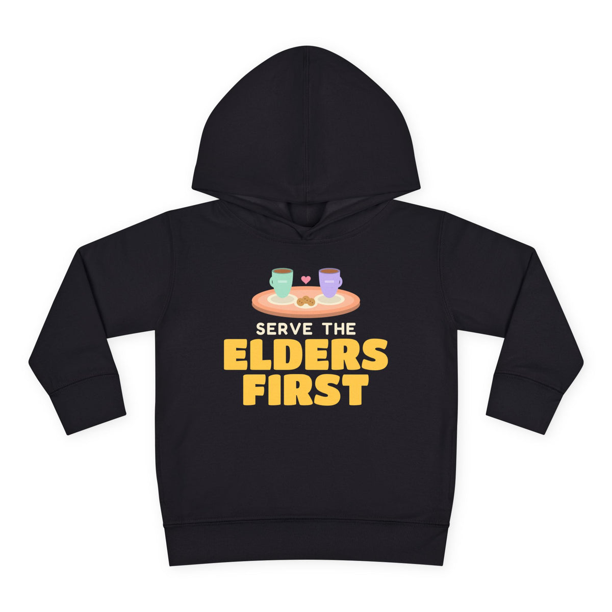 Elders First Islamic Toddler Hoodie in Black – AdabStars