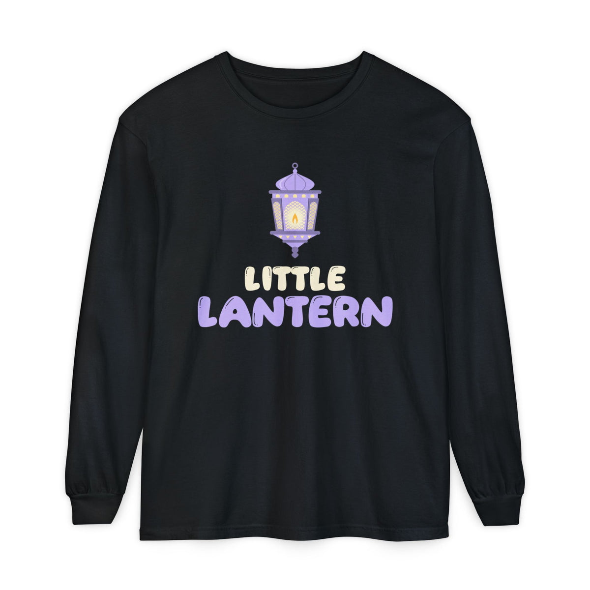 Little Lantern Ramadan Long Sleeve Shirt | Ramadan Kids Sibling Matching Crescent | AdabStars Islamic Kids Apparel