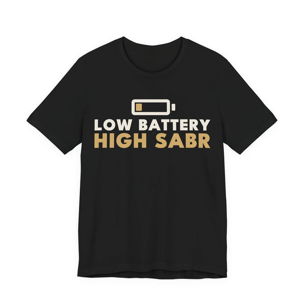 Low Battery, High Sabr Islamic Unisex T-Shirt in Black – AdabStars