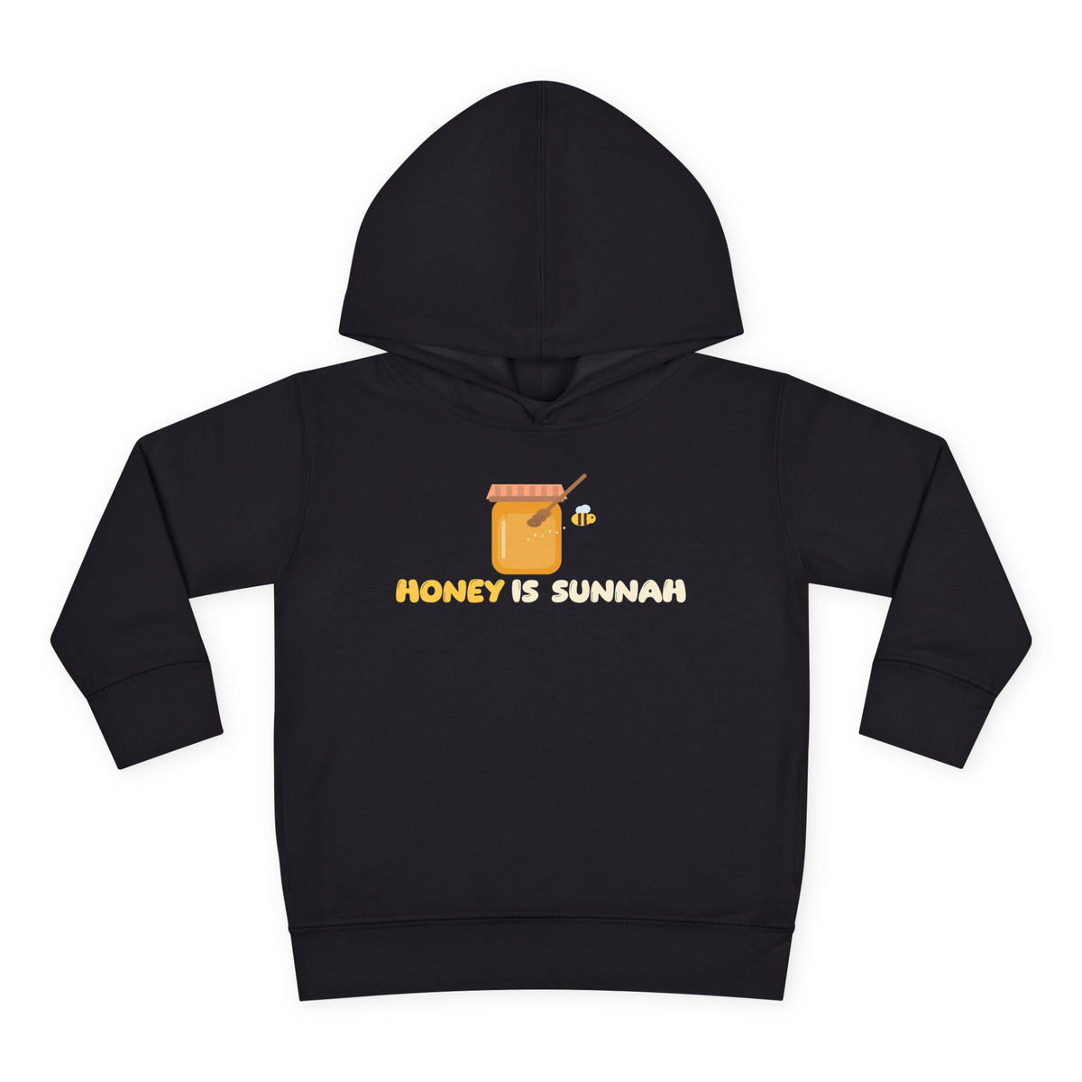 Honey Is Sunnah Islamic Toddler Hoodie in Black – AdabStars