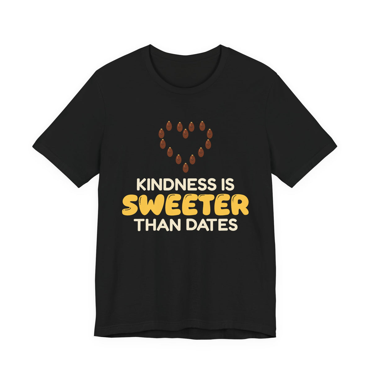 Kindness Is Sweeter Than Dates Ramadan Shirt | Ramadan Kids Kindness Is Sweeter Than Dates Heart Adab | AdabStars Islamic Kids Apparel
