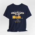 Be Like Nuh (AS) Shirt | Prophet Nuh (Noah) Perseverance Story, Qur'an 71:5-7 on the Back | AdabStars