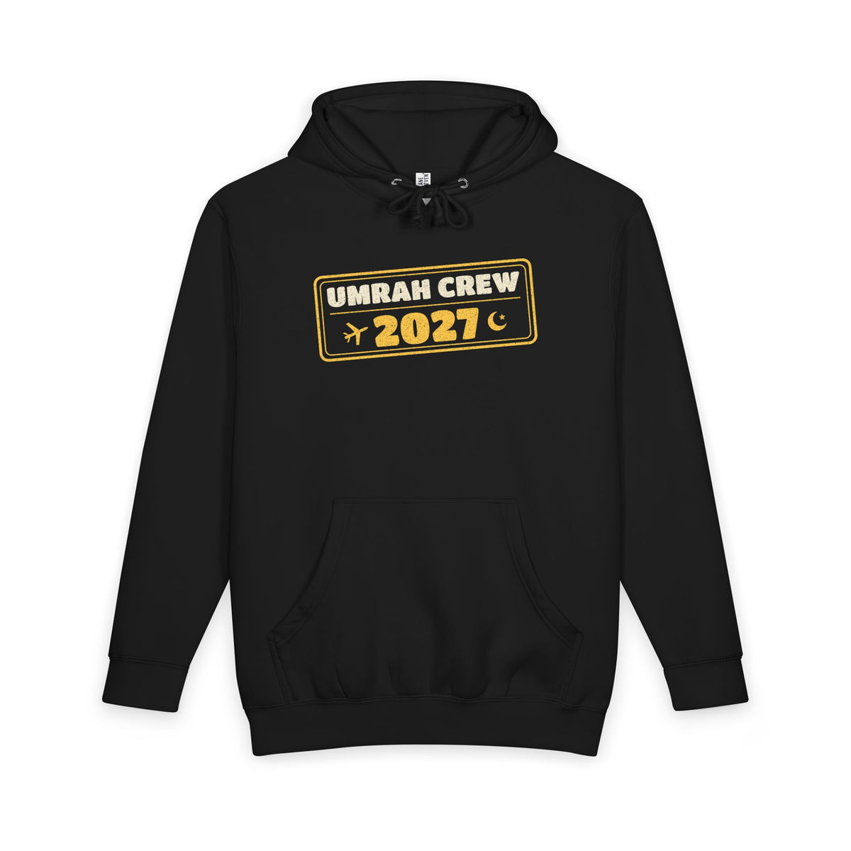 Umrah Crew 2027 Premium Heavyweight Hoodie in Black – AdabStars