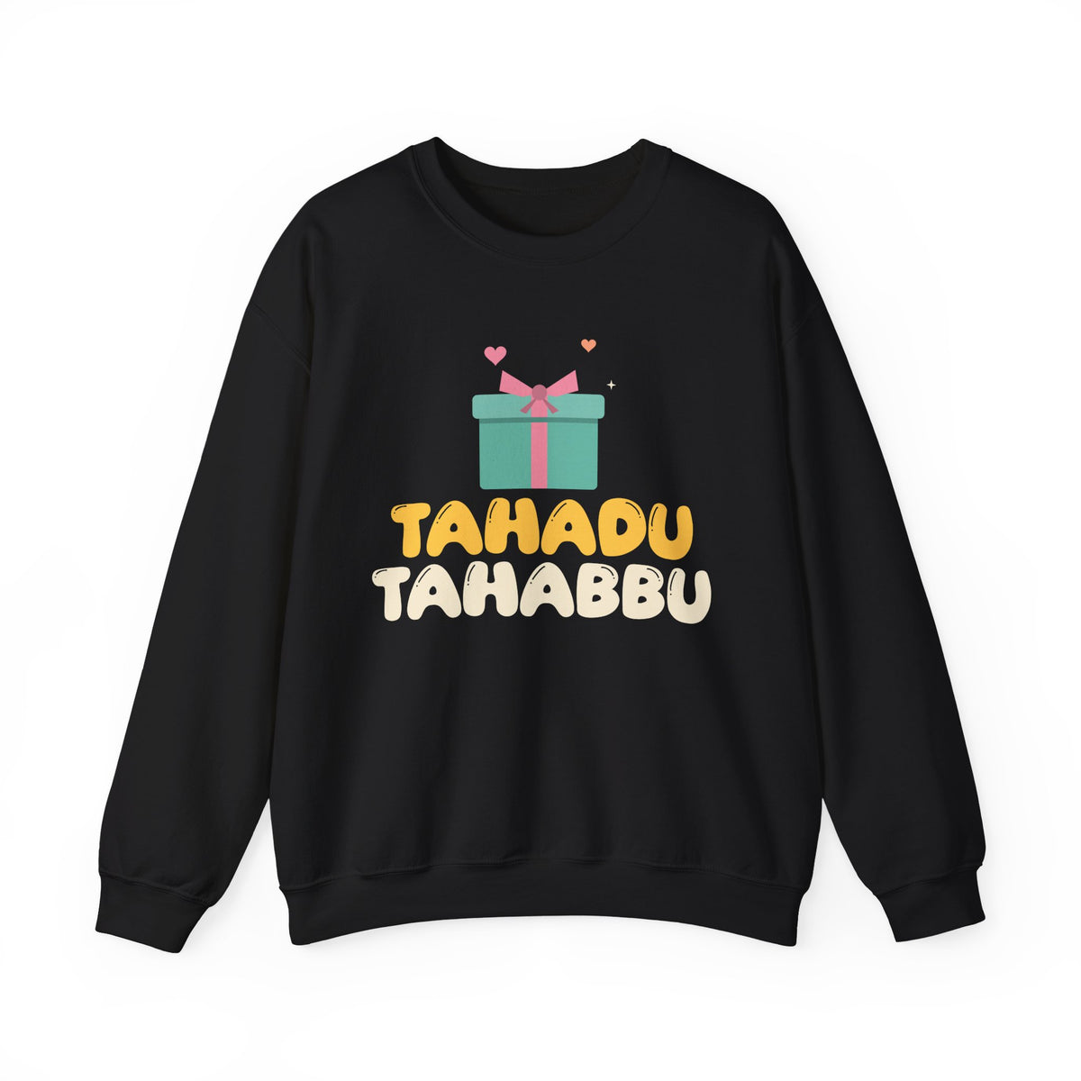 Tahadu Tahabbu Islamic Crewneck Sweatshirt in Black – AdabStars