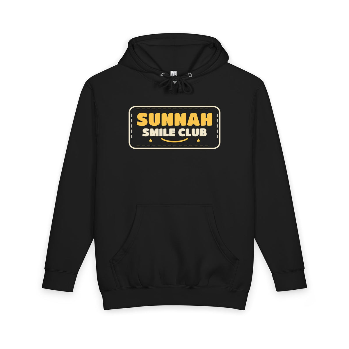 Sunnah Smile Club Islamic Heavyweight Premium Heavyweight Hoodie in Black – AdabStars