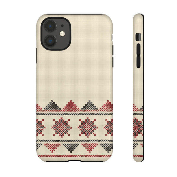 Tatreez Old Man's Teeth Minimal Tough Case for iPhone – Taqwa Arts