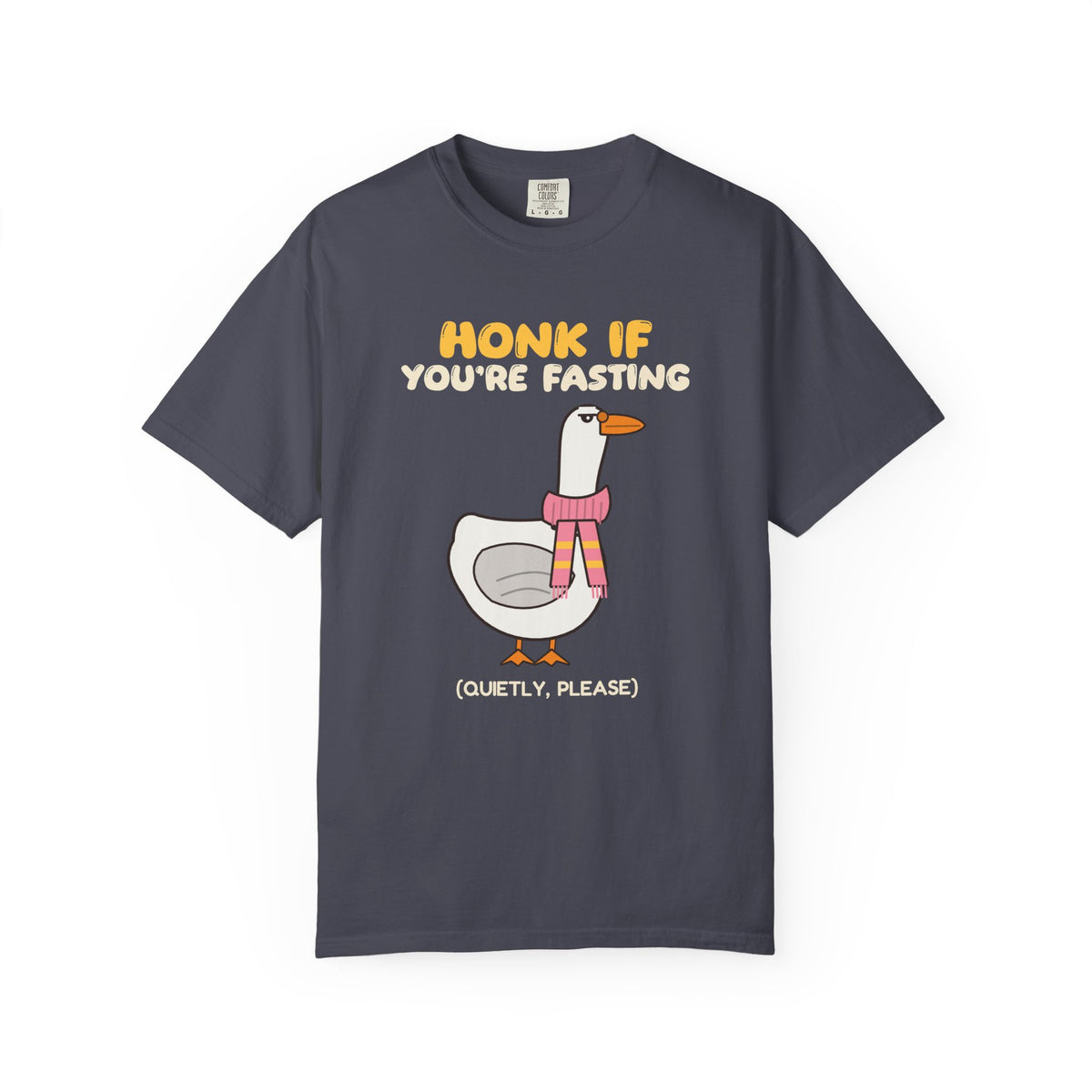 Honk If You're Fasting Heavyweight T-Shirt in Navy – AdabStars