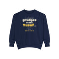 Be Like Yusuf (AS) Sweatshirt | Prophet Yusuf (Joseph) Forgiveness Story, Qur'an 12:90-92 on the Back | AdabStars