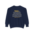 Be Like Yunus (AS) Sweatshirt | Prophet Yunus (Jonah) Hope Story, Qur'an 21:87-88 on the Back | AdabStars