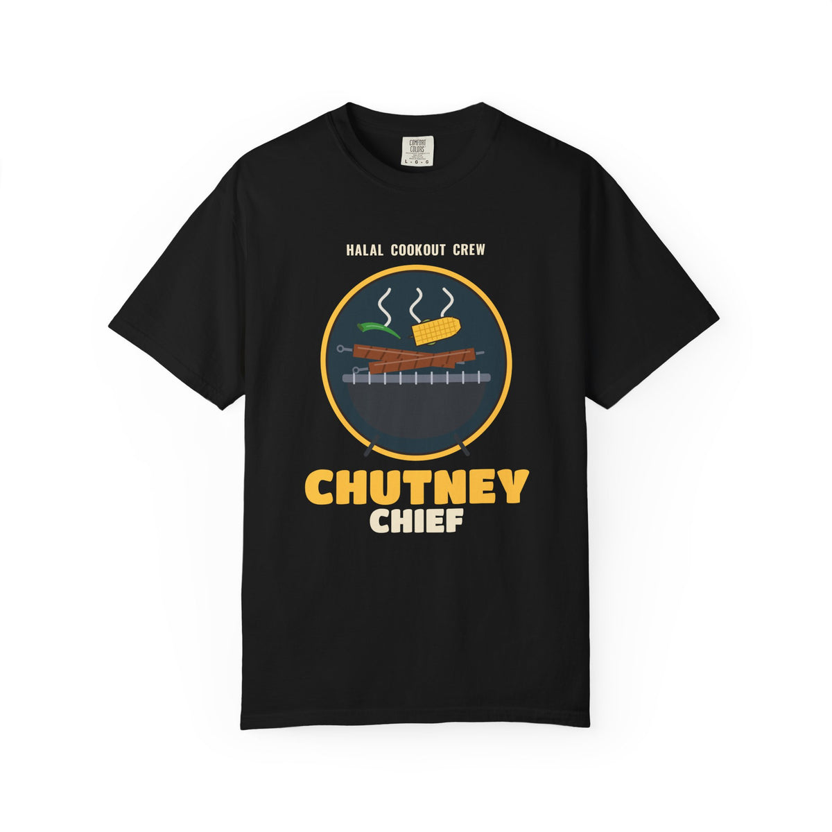 Chutney Chief Halal Cookout Heavyweight T-Shirt in Black – AdabStars