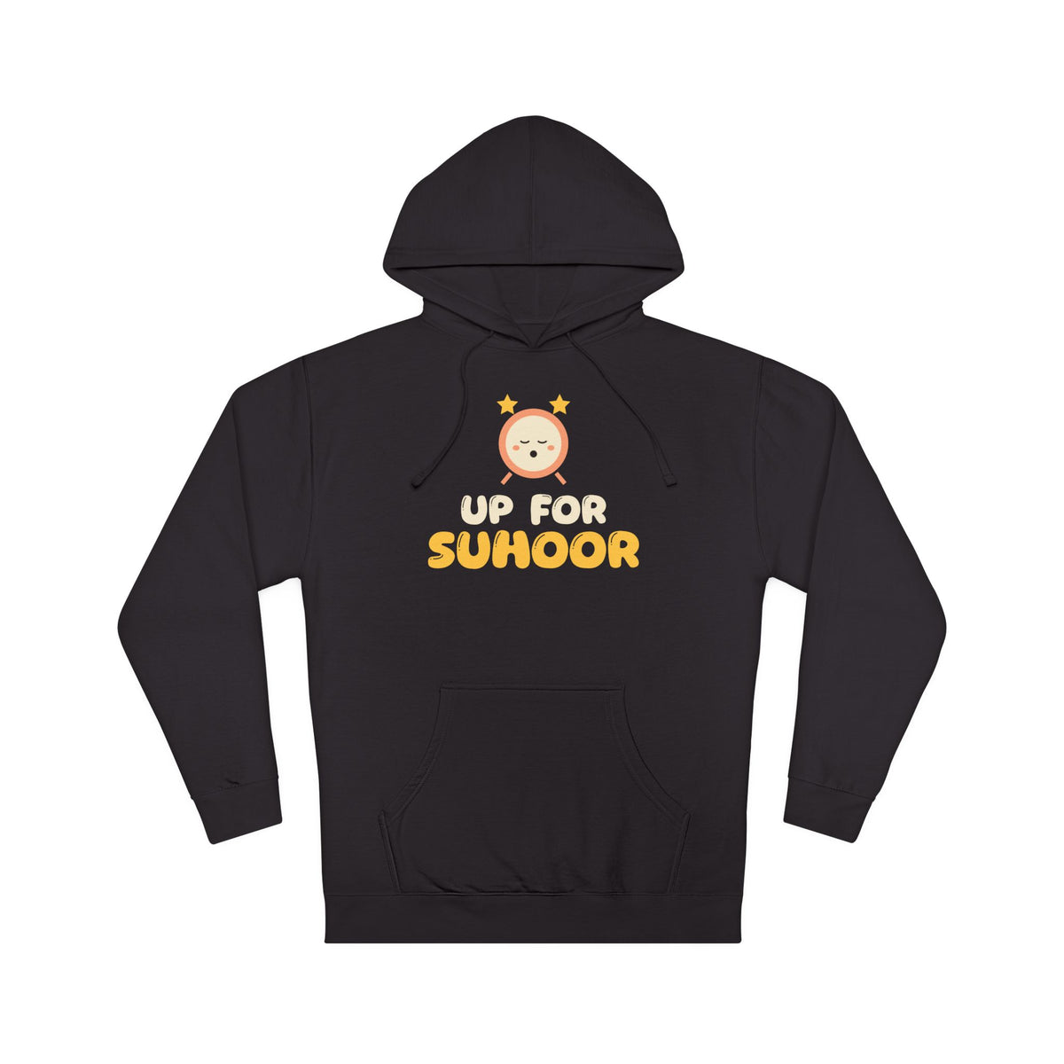 Up For Suhoor Hoodie | Ramadan Kids Alarm Clock Early Riser Dawn | AdabStars Islamic Kids Apparel