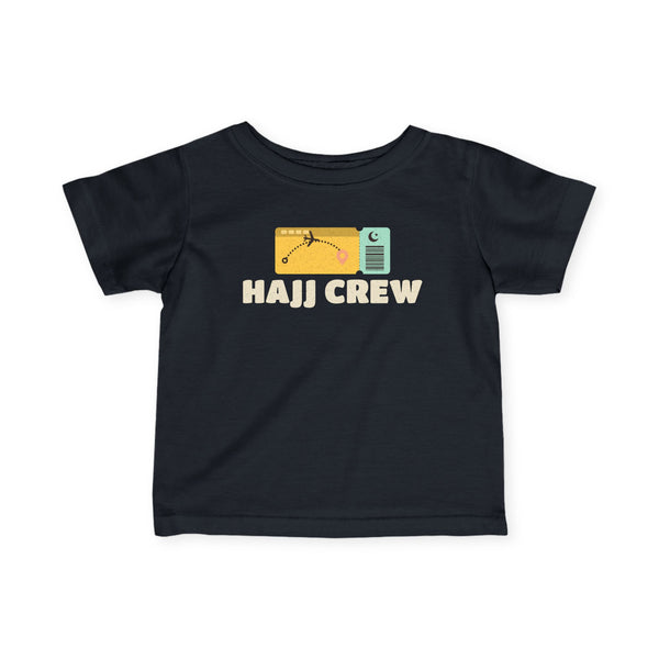 Hajj Crew Baby T-Shirt in Black – AdabStars