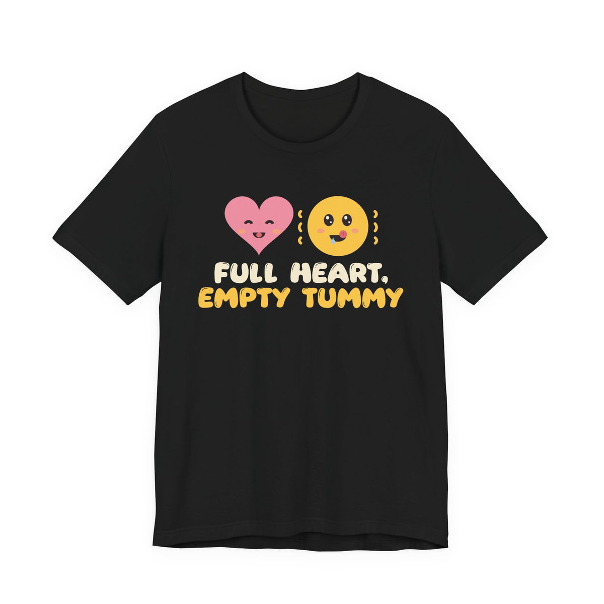 Full Heart, Empty Tummy Ramadan Shirt | Heart Empty Tummy Ramadan Kids Iftar Hungry Humor | AdabStars Islamic Kids Apparel