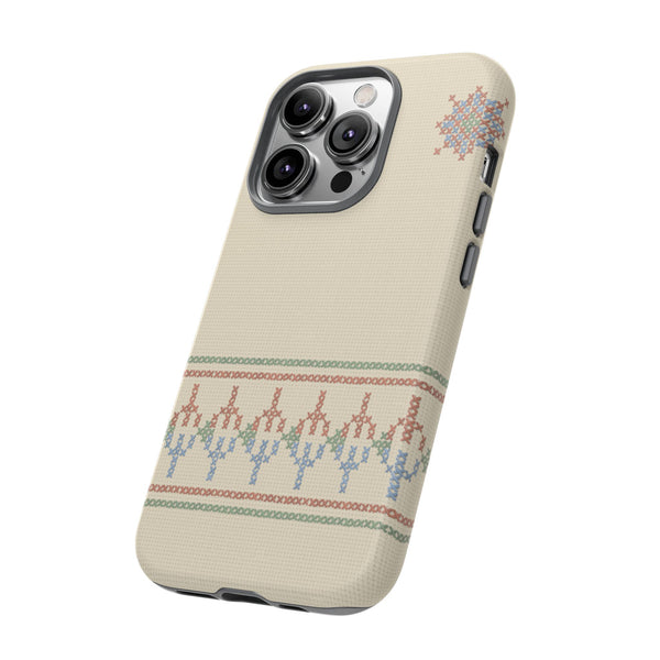 Tatreez Chicken Feet Band Minimal Tough Case for iPhone – Taqwa Arts