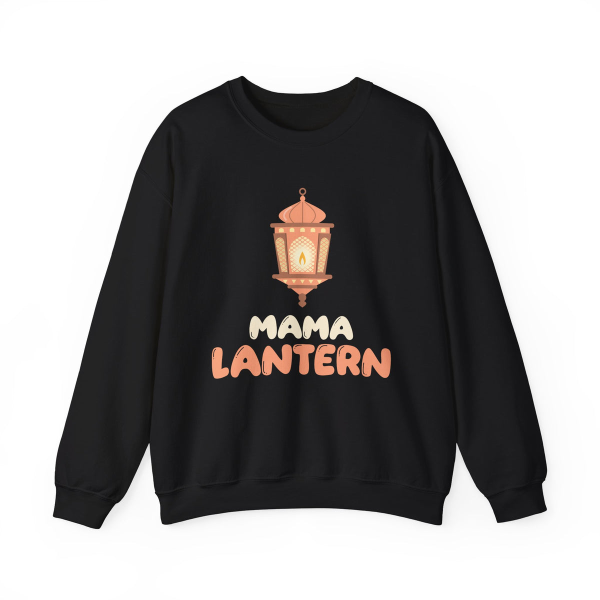 Mama Lantern Ramadan Crewneck Sweatshirt in Black – AdabStars